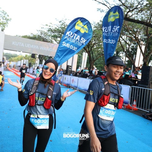 Race photo from BOGORUN 2026