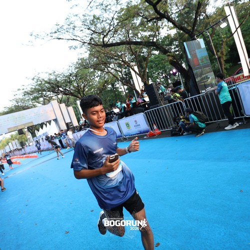 Race photo from BOGORUN 2026