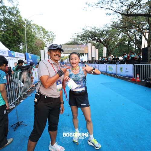 Race photo from BOGORUN 2026