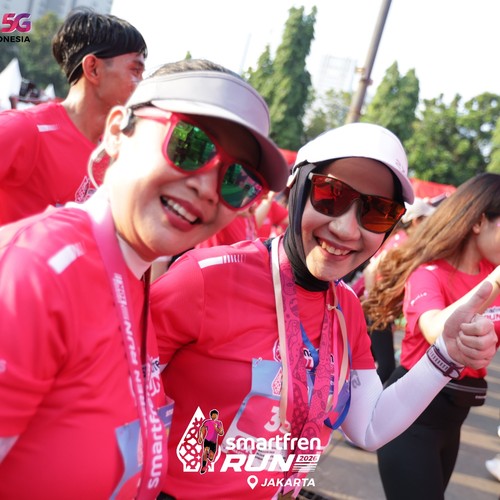 Race photo from SMARTFREN RUN 2026