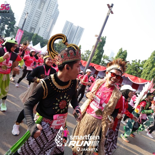 Race photo from SMARTFREN RUN 2026