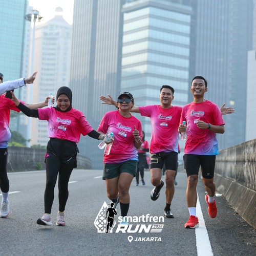 Race photo from SMARTFREN RUN 2026 VIBES