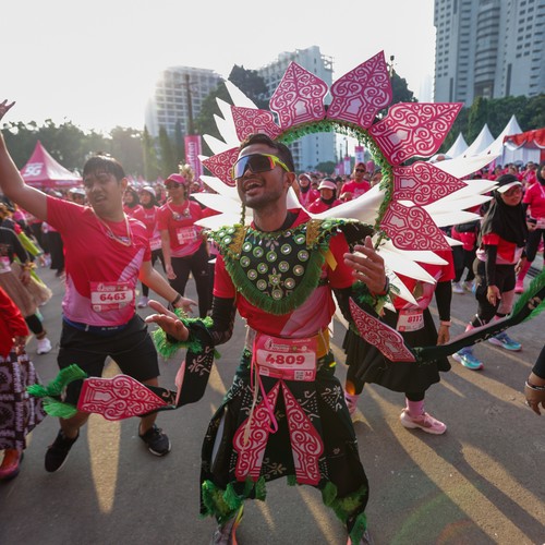 Race photo from SMARTFREN RUN 2026