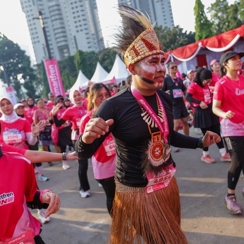 Race photo from SMARTFREN RUN 2026
