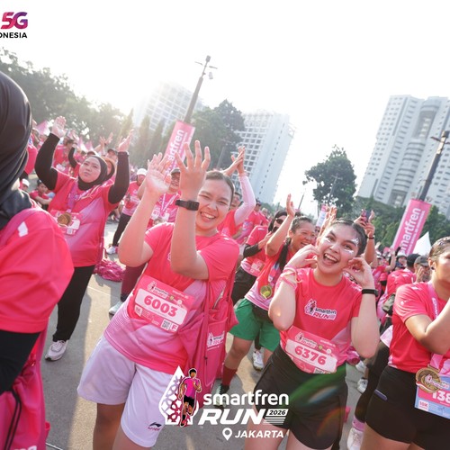Race photo from SMARTFREN RUN 2026
