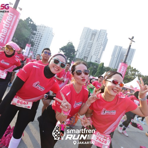 Race photo from SMARTFREN RUN 2026