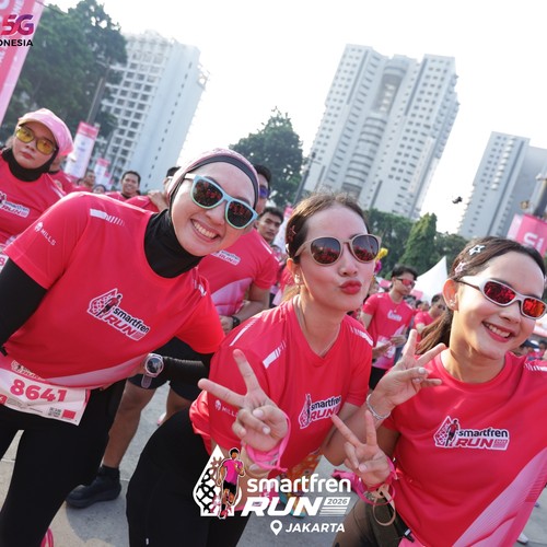 Race photo from SMARTFREN RUN 2026