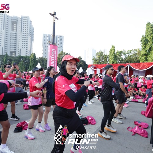 Race photo from SMARTFREN RUN 2026