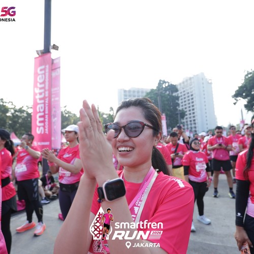 Race photo from SMARTFREN RUN 2026