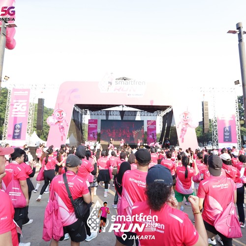Race photo from SMARTFREN RUN 2026