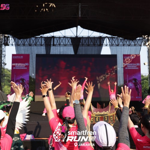 Race photo from SMARTFREN RUN 2026