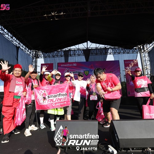 Race photo from SMARTFREN RUN 2026