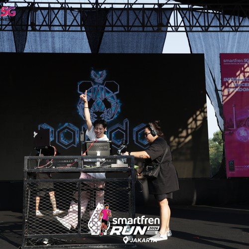 Race photo from SMARTFREN RUN 2026