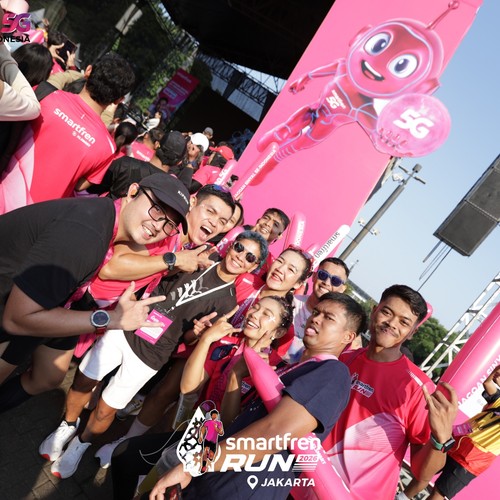 Race photo from SMARTFREN RUN 2026