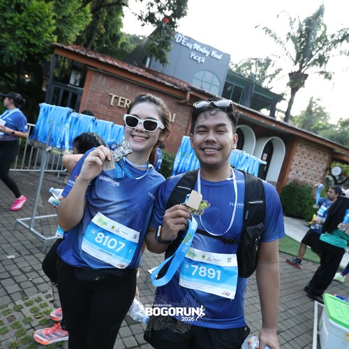 Race photo from BOGORUN 2026
