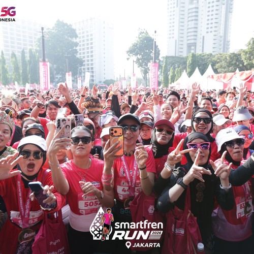 Race photo from SMARTFREN RUN 2026