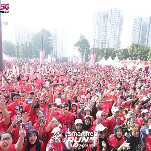 Race photo from SMARTFREN RUN 2026