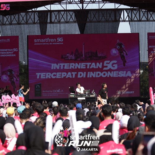 Race photo from SMARTFREN RUN 2026