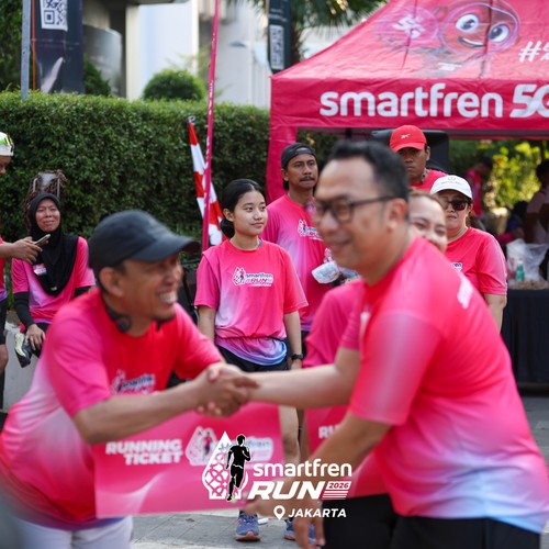 Race photo from SMARTFREN RUN 2026 VIBES