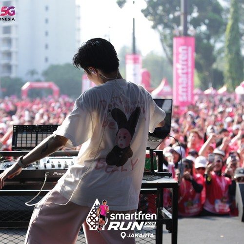 Race photo from SMARTFREN RUN 2026
