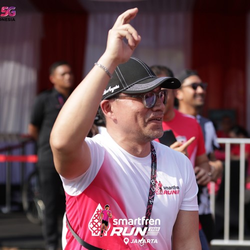 Race photo from SMARTFREN RUN 2026