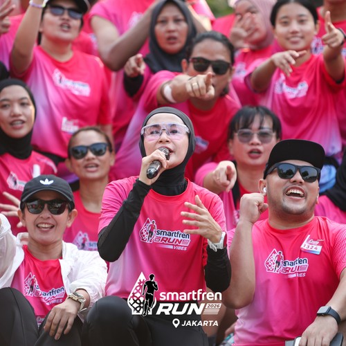 Race photo from SMARTFREN RUN 2026 VIBES