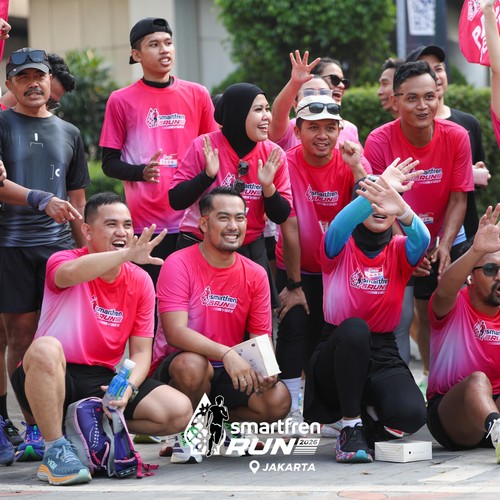 Race photo from SMARTFREN RUN 2026 VIBES