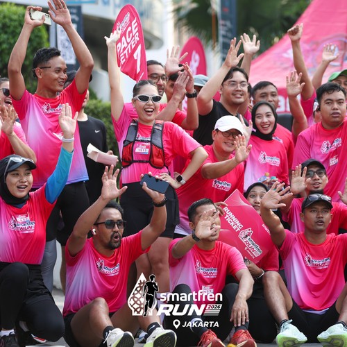 Race photo from SMARTFREN RUN 2026 VIBES