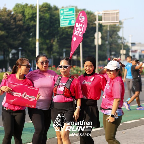 Race photo from SMARTFREN RUN 2026 VIBES