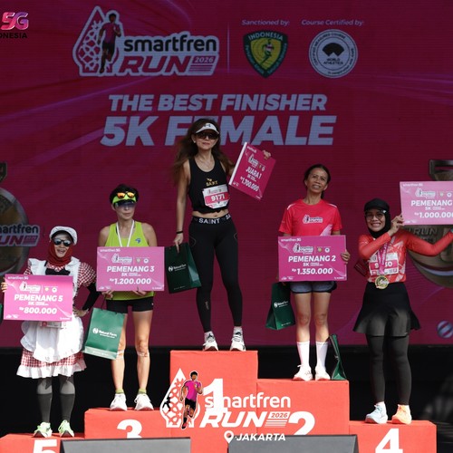 Race photo from SMARTFREN RUN 2026