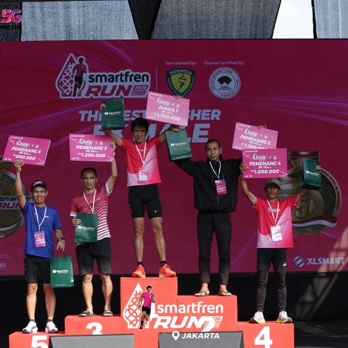 Race photo from SMARTFREN RUN 2026
