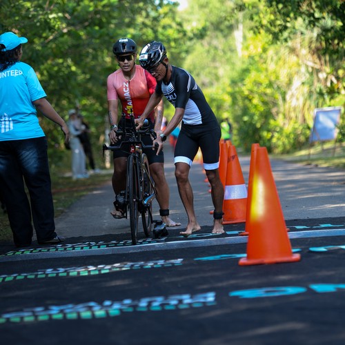 Race photo from Belitung Multisport Festival