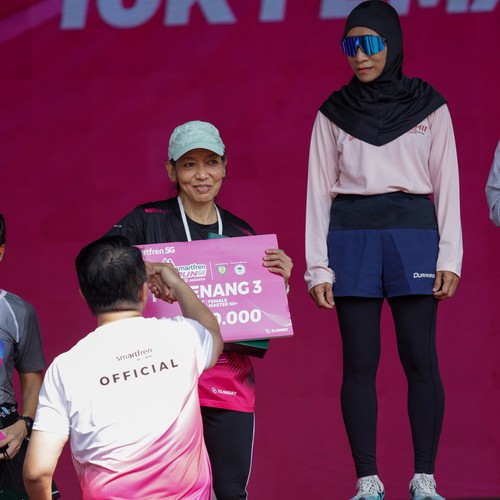 Race photo from SMARTFREN RUN 2026