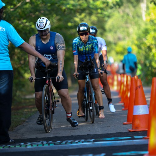 Race photo from Belitung Multisport Festival