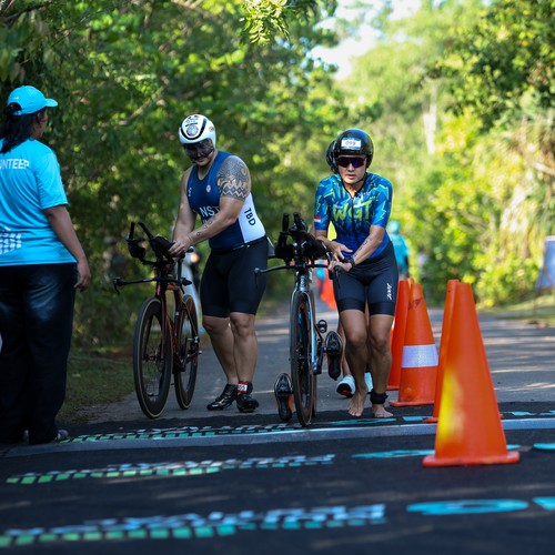 Race photo from Belitung Multisport Festival