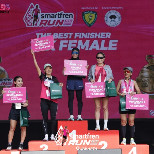 Race photo from SMARTFREN RUN 2026