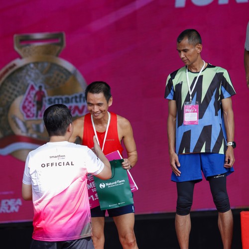 Race photo from SMARTFREN RUN 2026