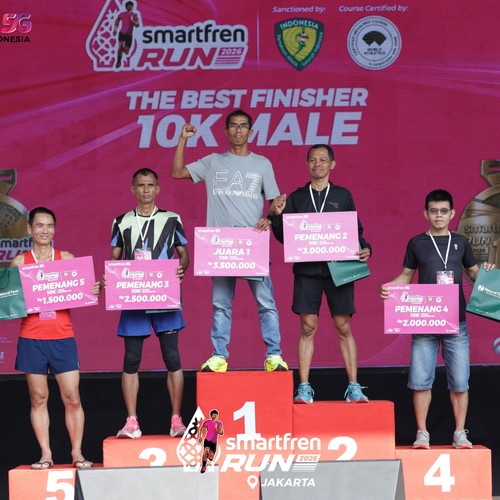 Race photo from SMARTFREN RUN 2026