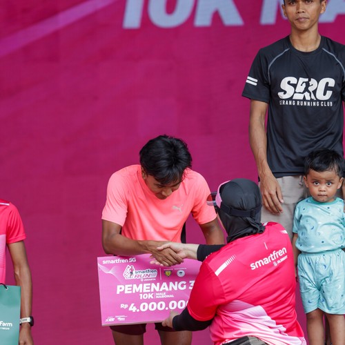 Race photo from SMARTFREN RUN 2026