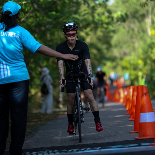 Race photo from Belitung Multisport Festival