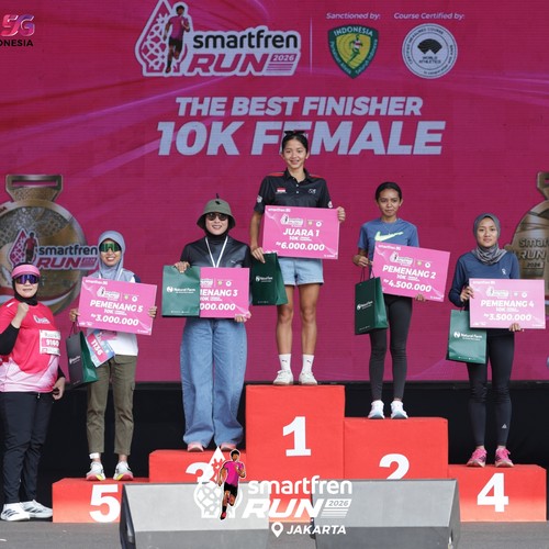 Race photo from SMARTFREN RUN 2026