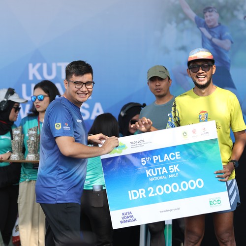 Race photo from BOGORUN 2026