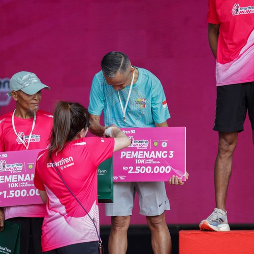 Race photo from SMARTFREN RUN 2026