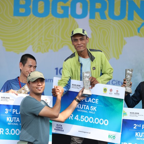 Race photo from BOGORUN 2026