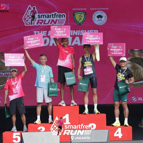 Race photo from SMARTFREN RUN 2026
