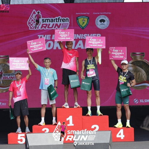 Race photo from SMARTFREN RUN 2026