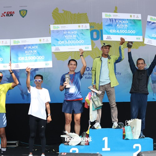 Race photo from BOGORUN 2026
