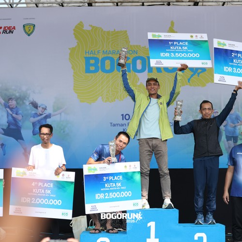 Race photo from BOGORUN 2026