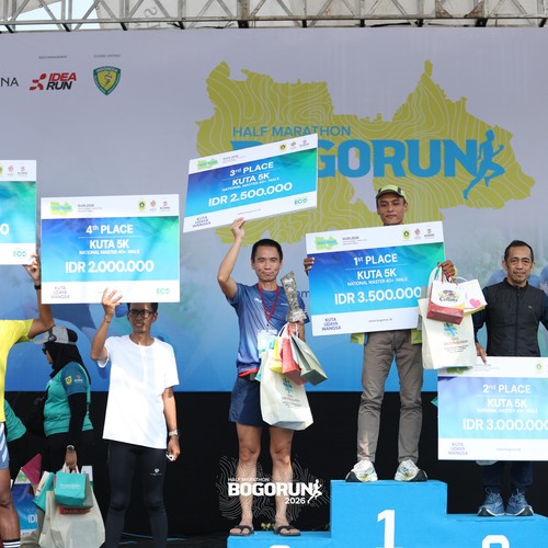 Race photo from BOGORUN 2026