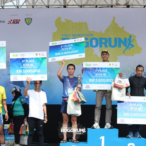 Race photo from BOGORUN 2026